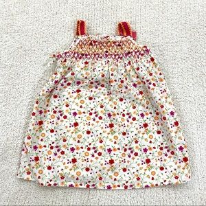 NWT Floral Ladybug dress w crochet straps 🐞